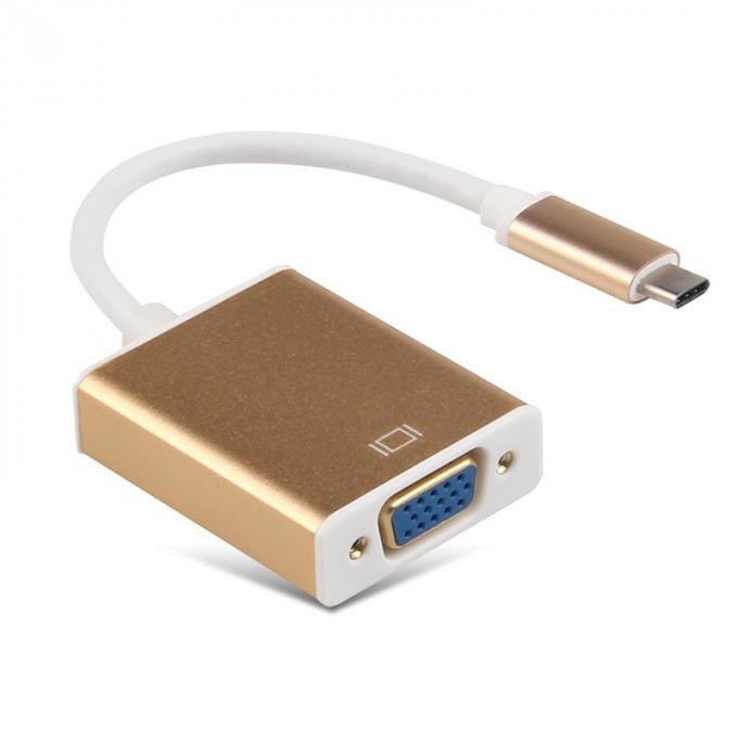 Cáp chuyển tín hiệu kỹ thuật số USB 3.1 Type C ra VGA cho Macbook 12 Inch -dc968.