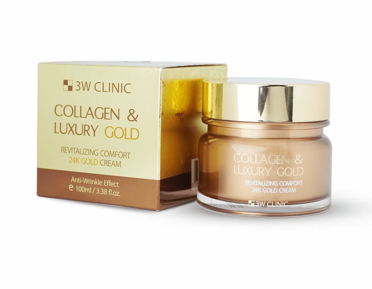 3W CLINIC Collagen & Luxury Gold Revitalizing Comfort 24K Gold Creams
