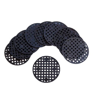 Set 100 tấm lưới lót chậu hoa hình tròn có lỗ rãnh thoát nước đường kính 4.5cm