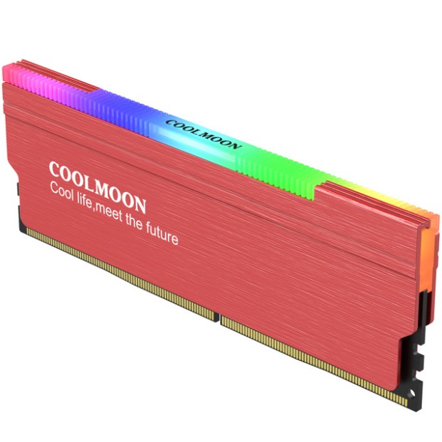 Tản Nhiệt Làm Mát Ram Coolmoon Led 5v ARGB, Đồng Bộ Màu Mainboard, Hub Coolmoon, Màu Xám | BigBuy360 - bigbuy360.vn