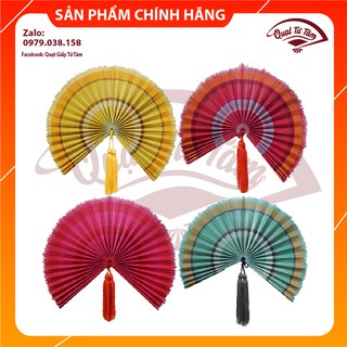 [THỦ CÔNG 100%] Quạt Tròn Trang Trí Treo Tường (Đường kính 60cm) - Quạt Từ Tâm