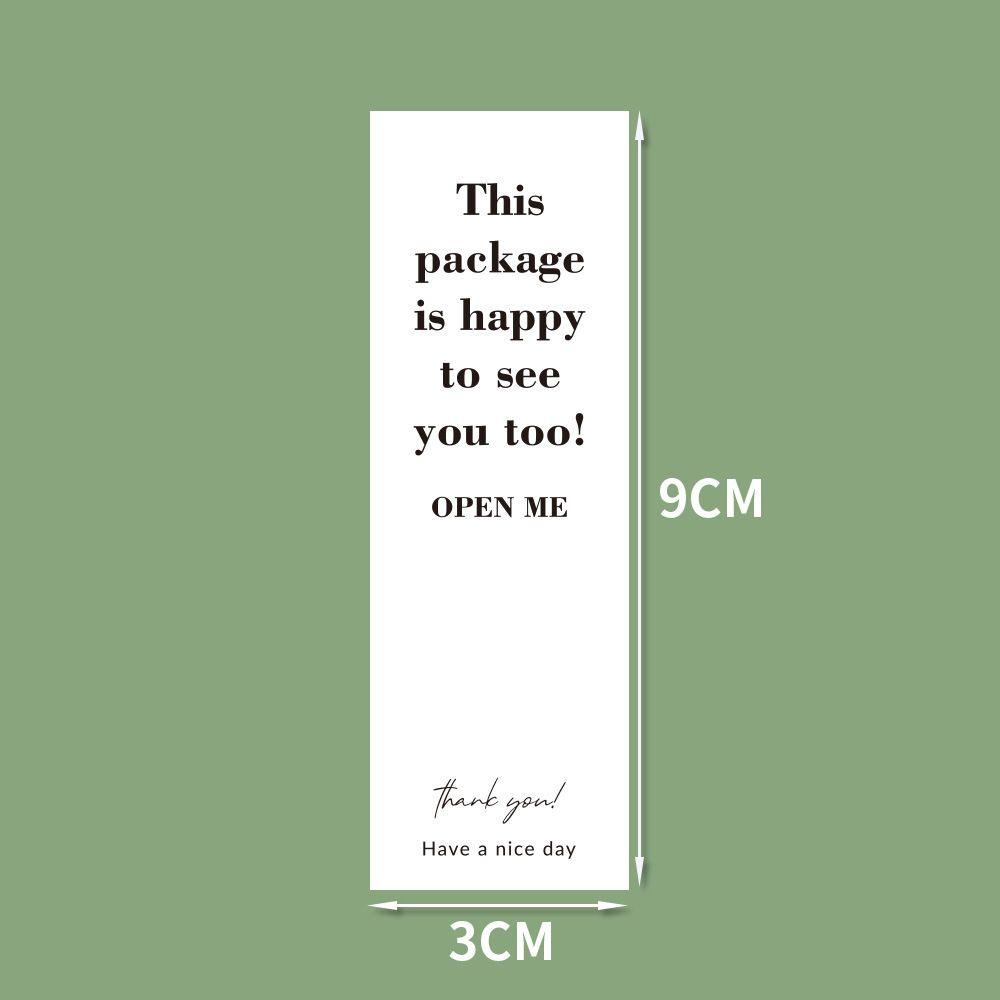 Nhãn Dán 3 * 9cm Dùng Trang Trí Quà Tặng Xinh Xắn