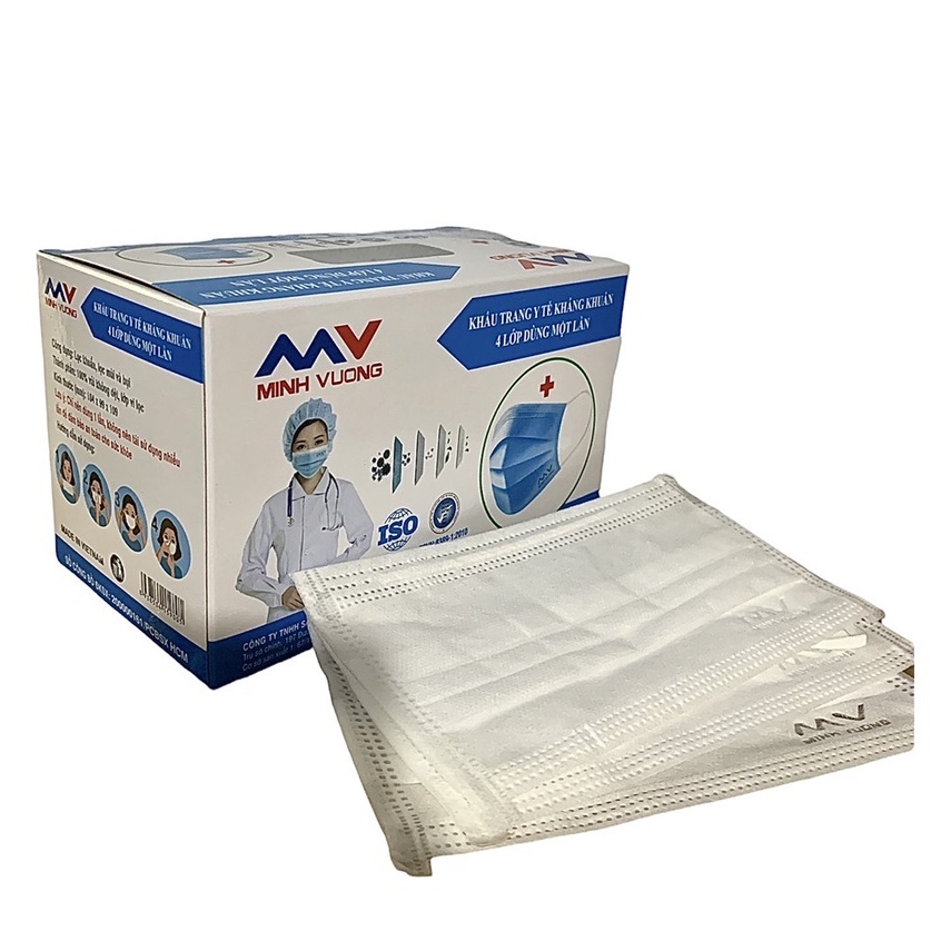 Khẩu trang y tế MINH VƯỢNG  kháng khuẩn