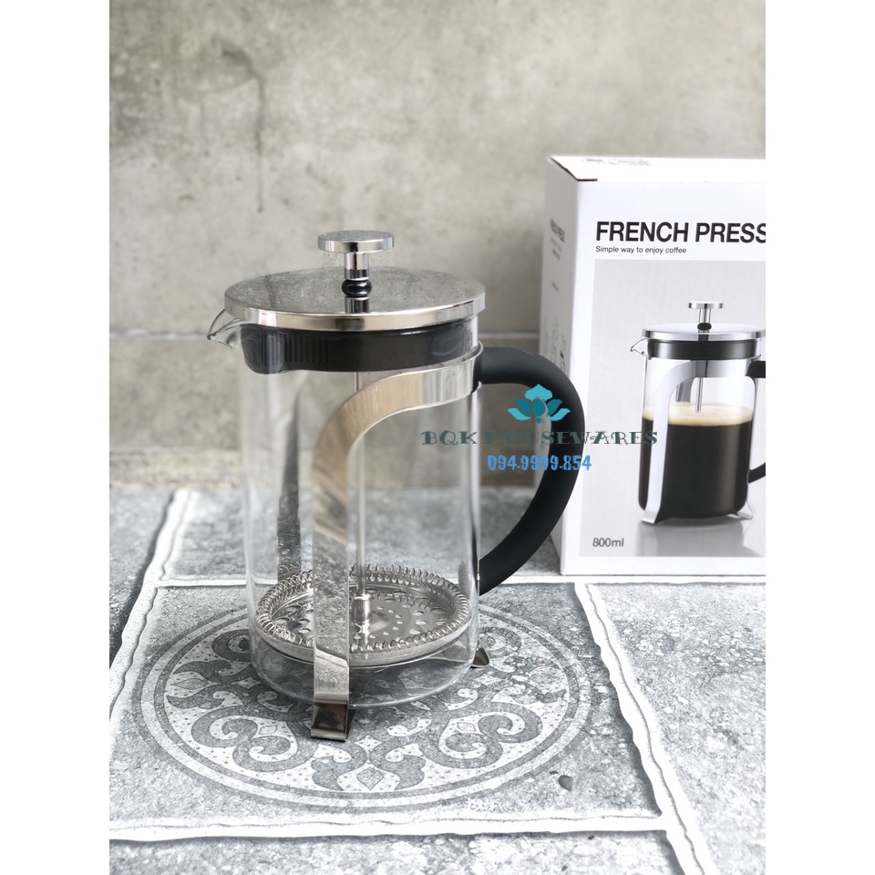 Bình pha trà cafe French Press Lock&Lock, 800ml - LLG019