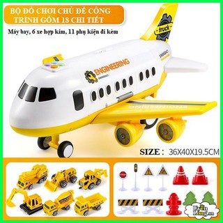 Đồ Chơi Mô Hình Máy Bay Chạy Đà + PIN Theo Chủ Đề (Đa Chức Năng, Hoạt Động Bằng PIN, Hàng Cao Cấp)