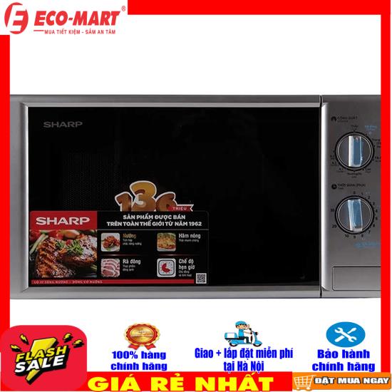 R-G228VN-SL Lò vi sóng cơ có nướng 20L Sharp R-G228VN-SL