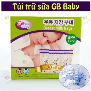 Túi trữ sữa Gb- Baby 30 miếng ( chính hãng)