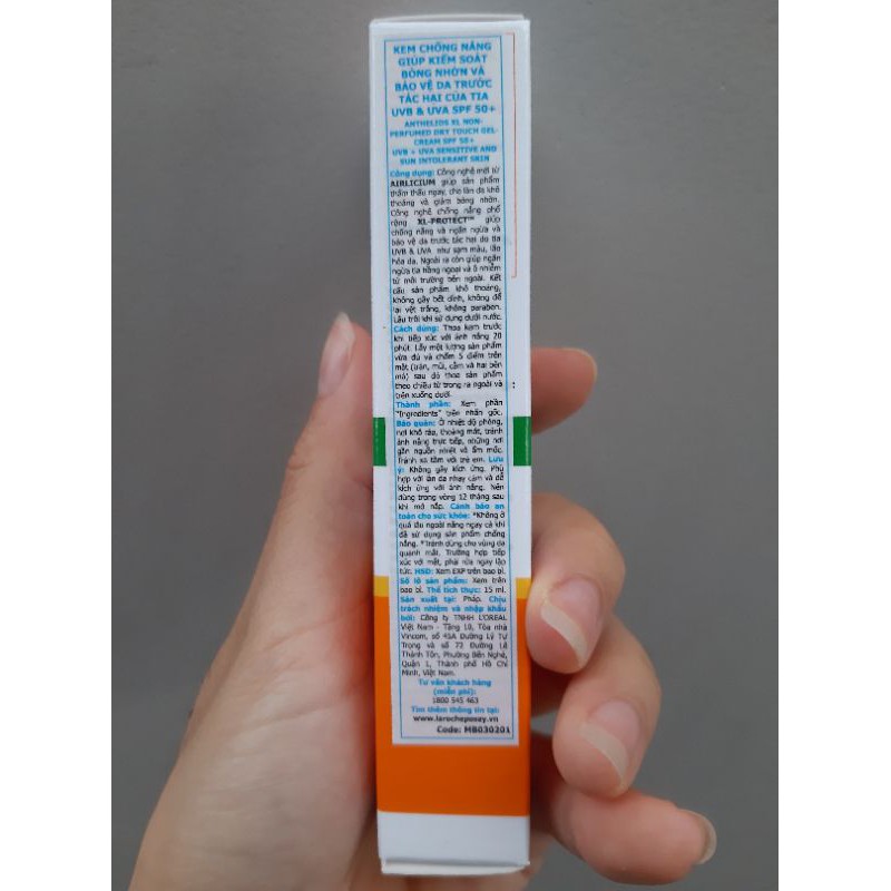 [Date 2024] Kem chống nắng La Roche Posay Anthelios XL 15ml