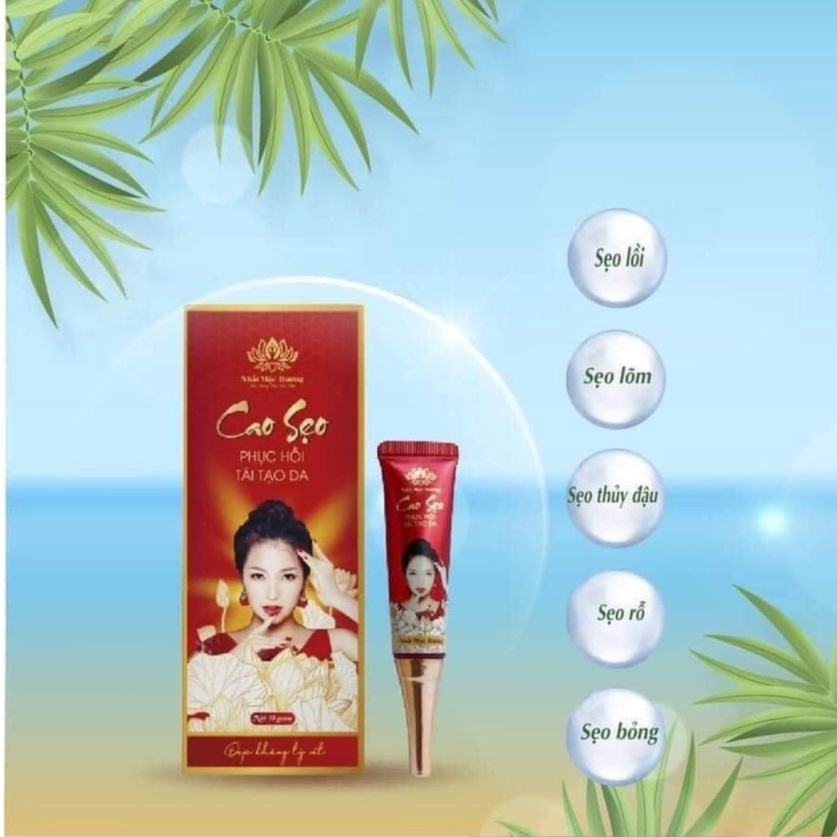 Cao Sẹo Bạch Linh Bách Y Sâm Nhất Mộc Hương PHỤC HỒI TÁI TẠO DA (Tuýp Đỏ 10gr Mới nhất)