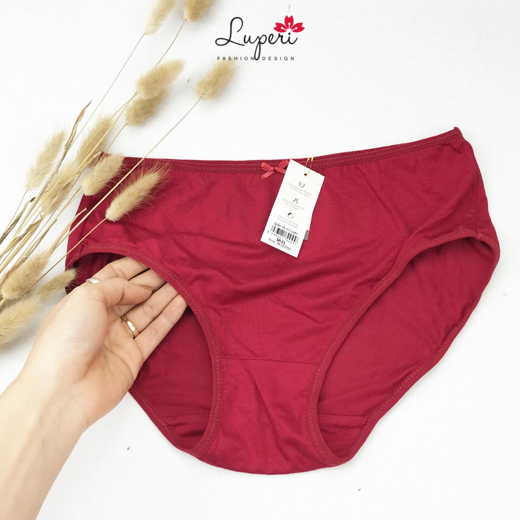 Quần Lót Nữ Cotton Luperi Dáng Bikini Cạp Lưng Cao Vừa Chất Liệu Co Giãn Mềm Mại Thoáng Mát Khử Mùi Kháng Khuẩn SP71 | BigBuy360 - bigbuy360.vn