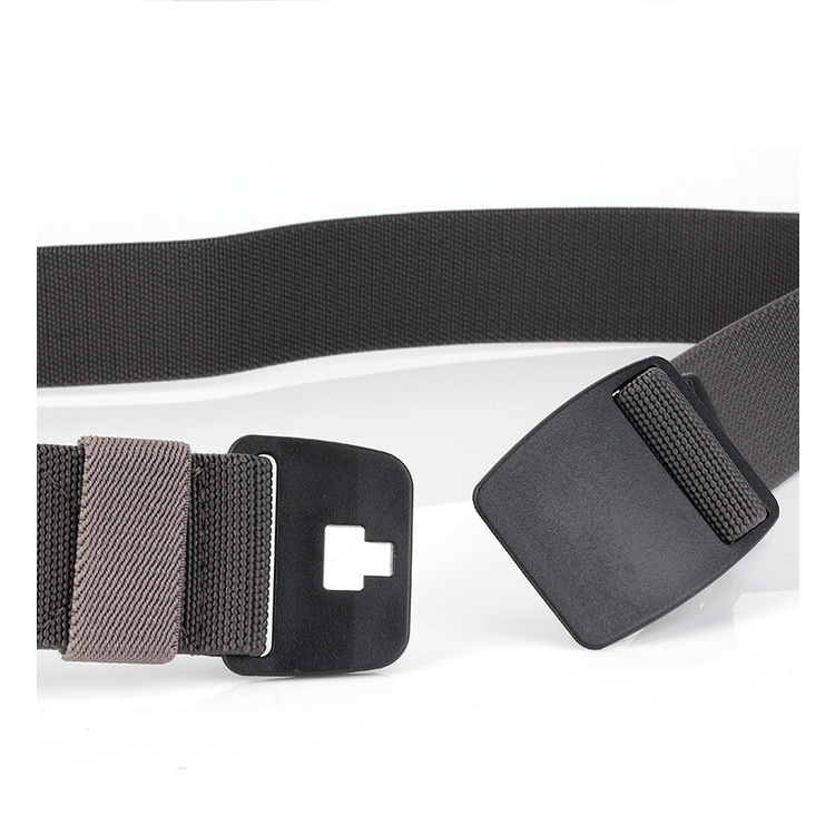 Thắt lưng nylon dày 3.8cm thiết kế đơn giản với khóa nhựa dày 4mm thời trang cho nam