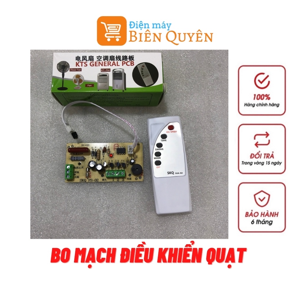 Bộ Mạch Điều Khiển Quạt Từ Xa KTS Dùng Cho Các Loại Quạt Đa Năng Công Xuất 100W