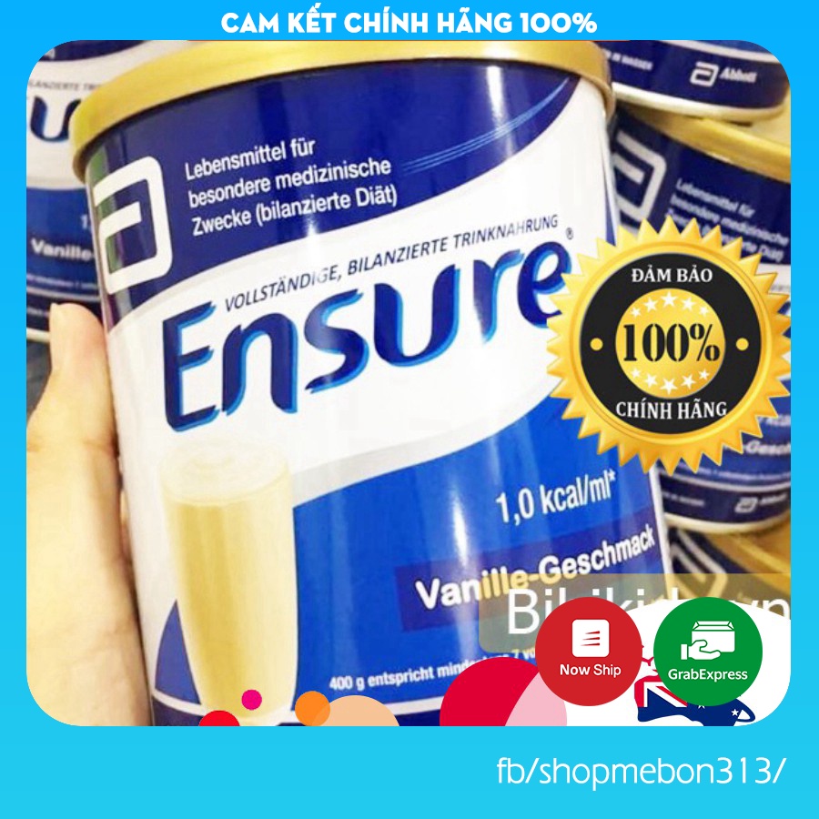 Sữa Ensure của Đức 400g Date mới