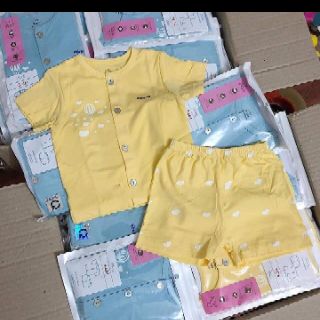 (Đủ size)(NOUS) BỘ CỘC PETIT  CÀI VAI CÚC THẲNG (3-24M)