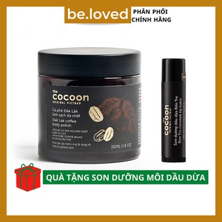 Tẩy da chết toàn thân cà phê Đắk Lắk Cocoon 200ml,tẩy tế bào chết cơ thể giúp sáng mịn da-BELOVED