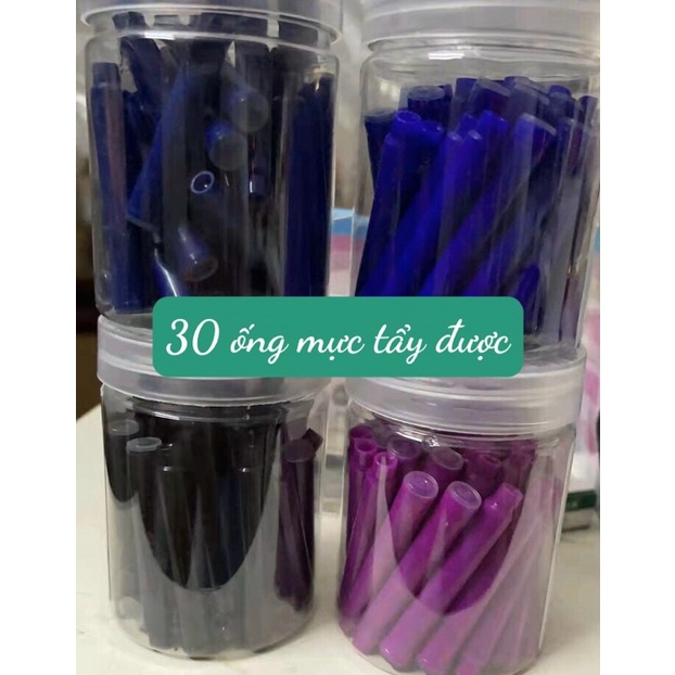 Ống Mực Viết Xoá tẩy Được Hộp 30 Ống - ống 3.4mm