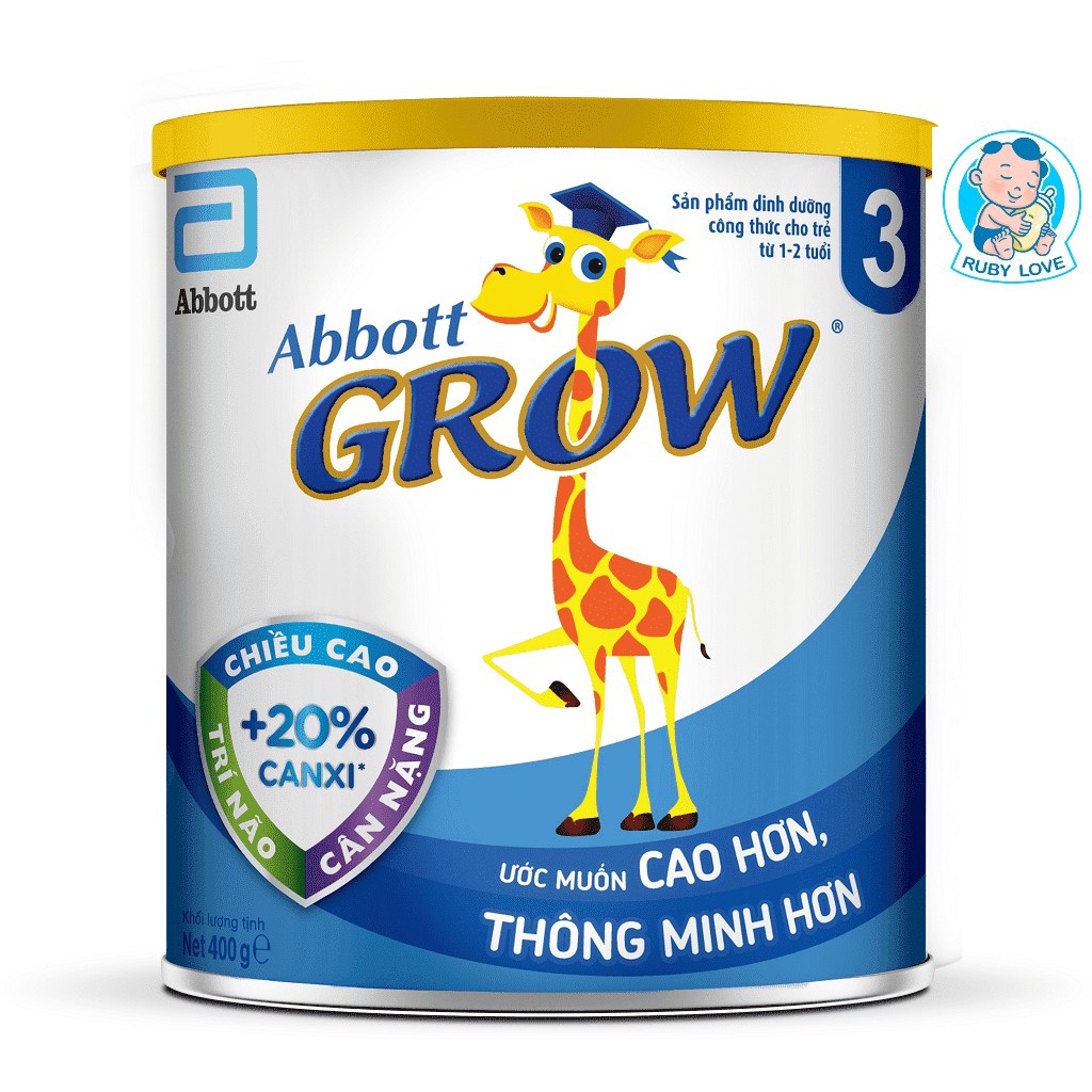 (DATE 2024) Sữa bột Abbott Grow 3 900g