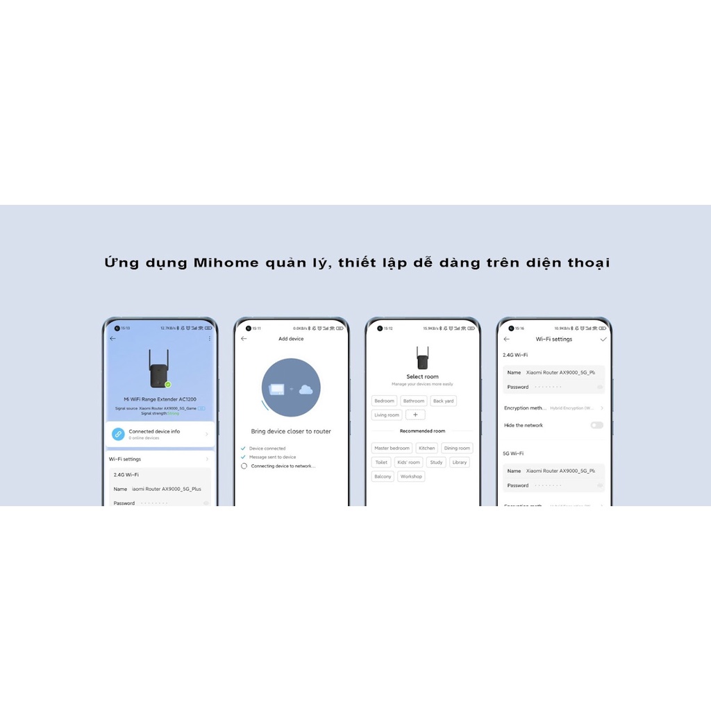 [Hỏa Tốc - HCM] Thiết Bị Kích Sóng Wifi Xiaomi AC1200 RA75 Mi Wifi Range Extender | Hàng Chính Hãng | BH 12T | LSB Store