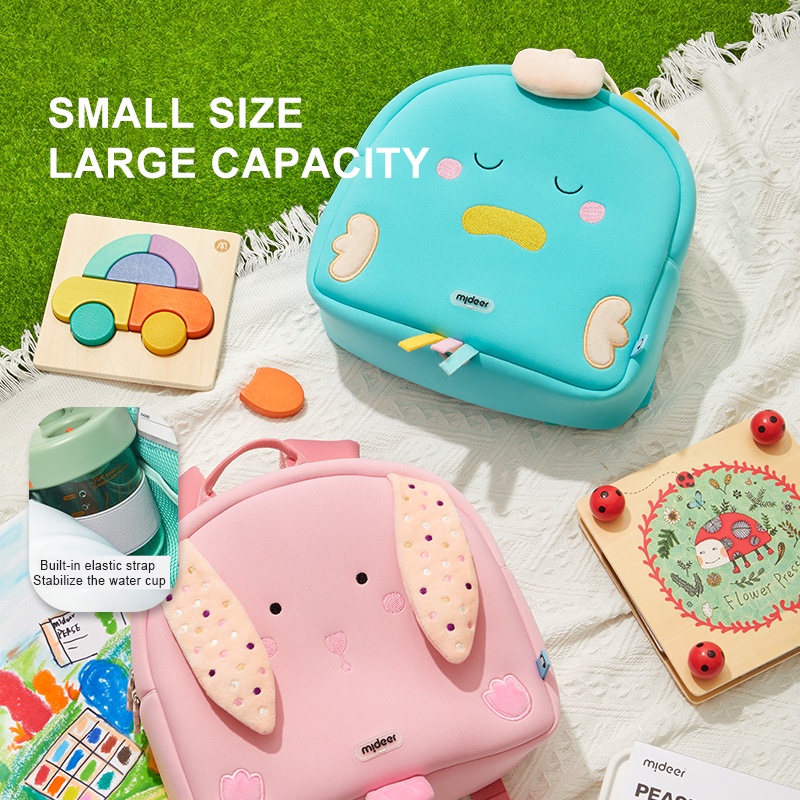 Balo cho bé mầm non Mideer Backpack balo cặp trẻ em mẫu giáo cho bé đi học cho bé trai và bé gái 2 3 4 5 6 Tuổi