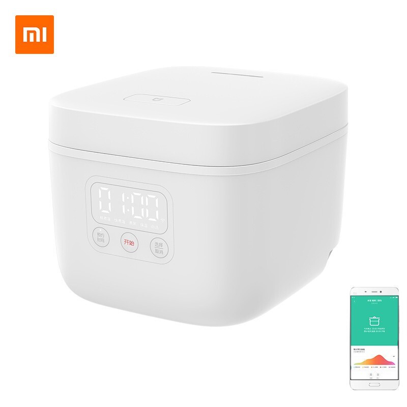 Nồi Cơm Điện Xiaomi Thông Minh DFB201CM 1.6L 2-8 bát cơm Sơn chống dính Daikin PFA minh với App Mi Home - TekHome