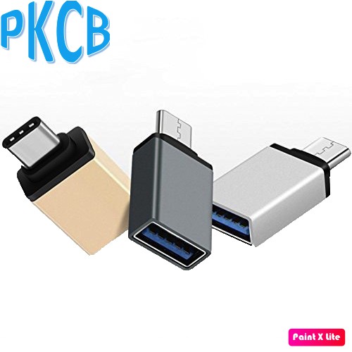 Đầu OTG chuyển đổi cổng USB Type-C chuẩn 3.0 (Đen) - PKCB