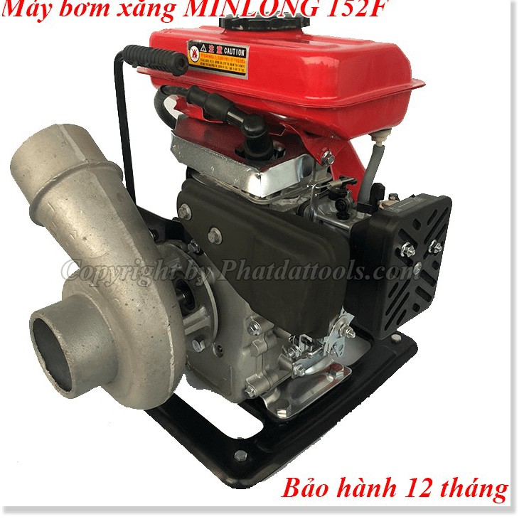 🛴FREESHIP 🛴 Máy bơm nước chạy xăng MINLONG 152F-Động cơ 4 thì tiết kiệm nhiên liệu