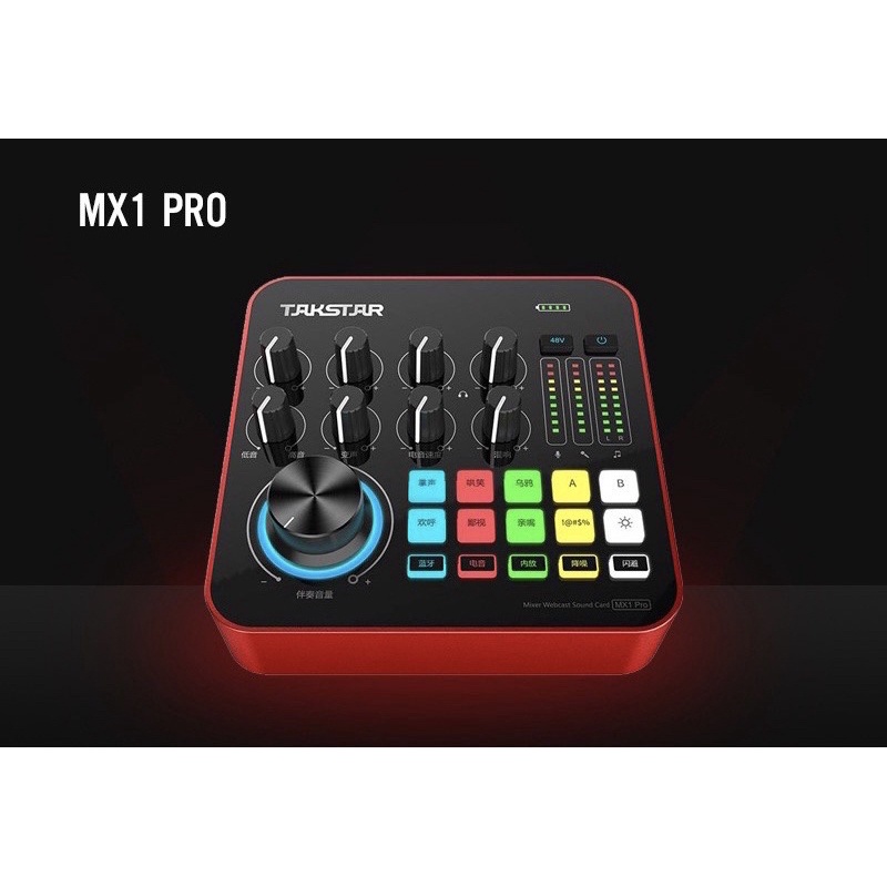 Sound Card TAKSTAR MX1-PRO Thu âm Livestream chuyên nghiệp mẫu mới nhất 2021 bảo hành 1 năm