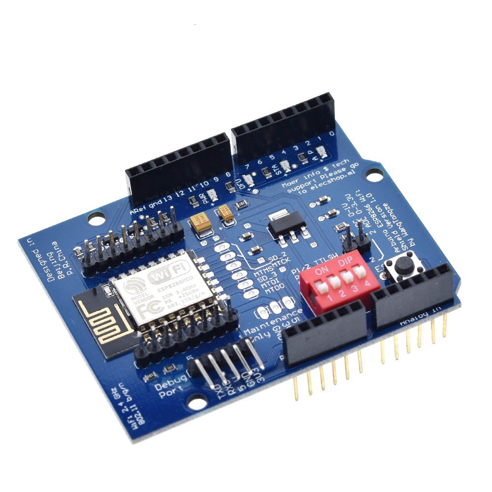 Bảng phát triển lá chắn không dây ESP8266 ESP-12E UART WIFI cho bảng mạch Arduino UNO R3 Mô-đun ONE | BigBuy360 - bigbuy360.vn