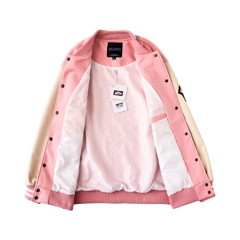 Áo khoác MLBNY bomber PU siêu hot hit mã MLBNY001