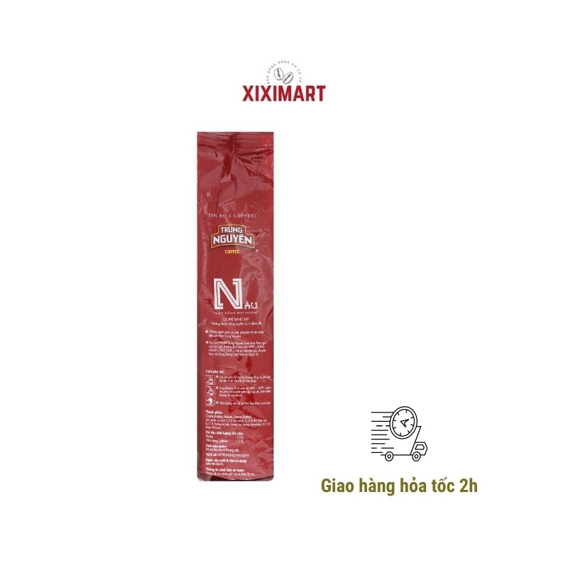Cà phê rang xay Trung Nguyên chữ N Sức Sống Nâu pha phin – bịch 500gr Xiximart