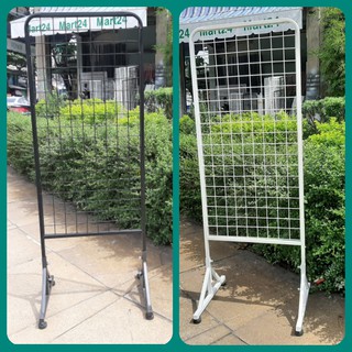 Khung lưới có chân treo phụ kiện shop ngang 50cm cao 133cm_HF145MS