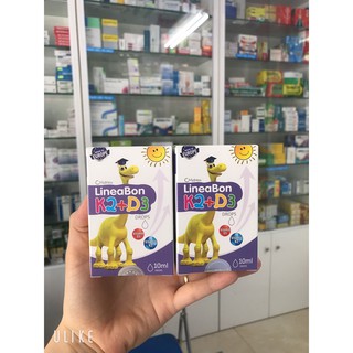 Lineabon K2+D3 bổ sung k2+d3 cho trẻ sơ sinh và trẻ nhỏ