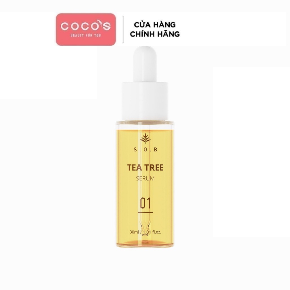 Serum Trắng Da Giảm Mụn S.O.B Tea Tree Serum 30ml