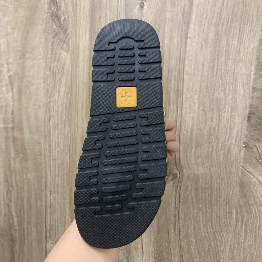 Dép Nam Đế Cao Doctor Dr Martens Chính Hãng ThaiLand, Dép Da Bò Nam Quai Kẹp FullBox Dr7