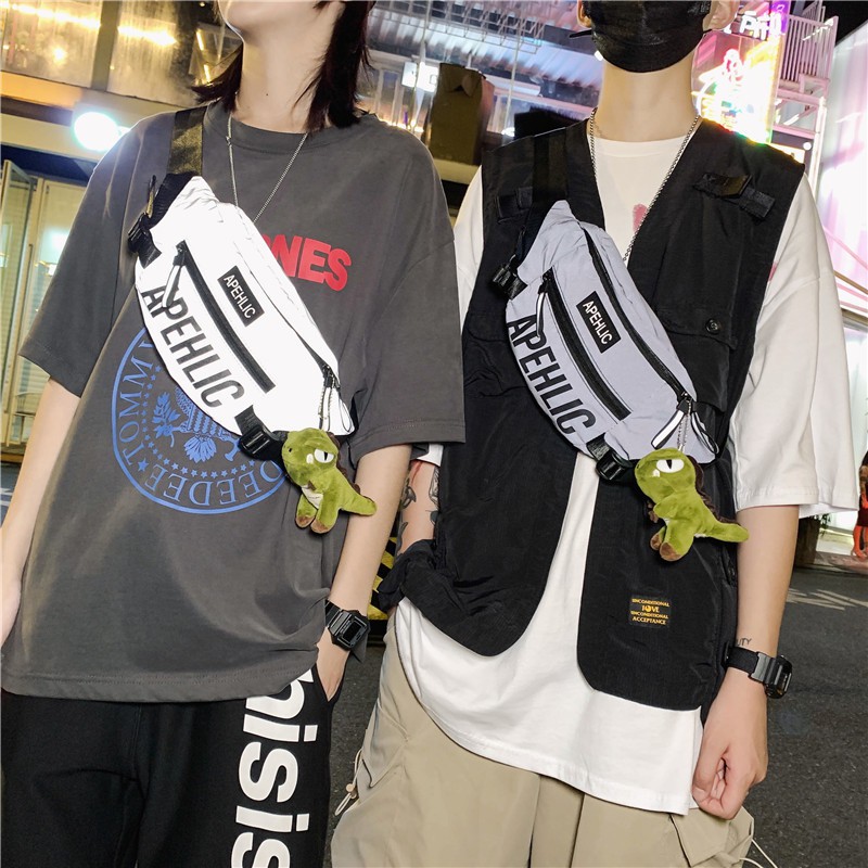 Túi Đeo Chéo Nam Nữ Unisex Túi Bao Tử APEHLIC Vải Canvas Chống Nước Tuyệt Đối | BigBuy360 - bigbuy360.vn