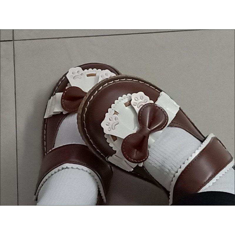 GIÀY GẤU LOLITA CỰC XINH ĐỦ 3 MÀU