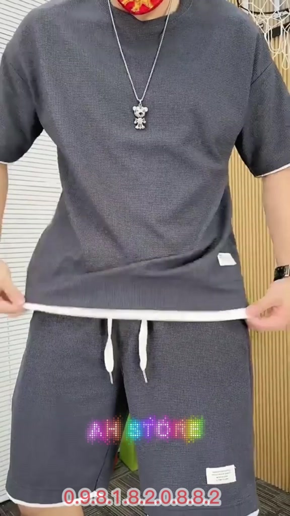 [Mã FATREND5 giảm đến 30k đơn 99k] Bộ thể thao nam mùa hè chất cotton xốp thái, đồ bộ nam form dáng trẻ trung - ahstore | BigBuy360 - bigbuy360.vn
