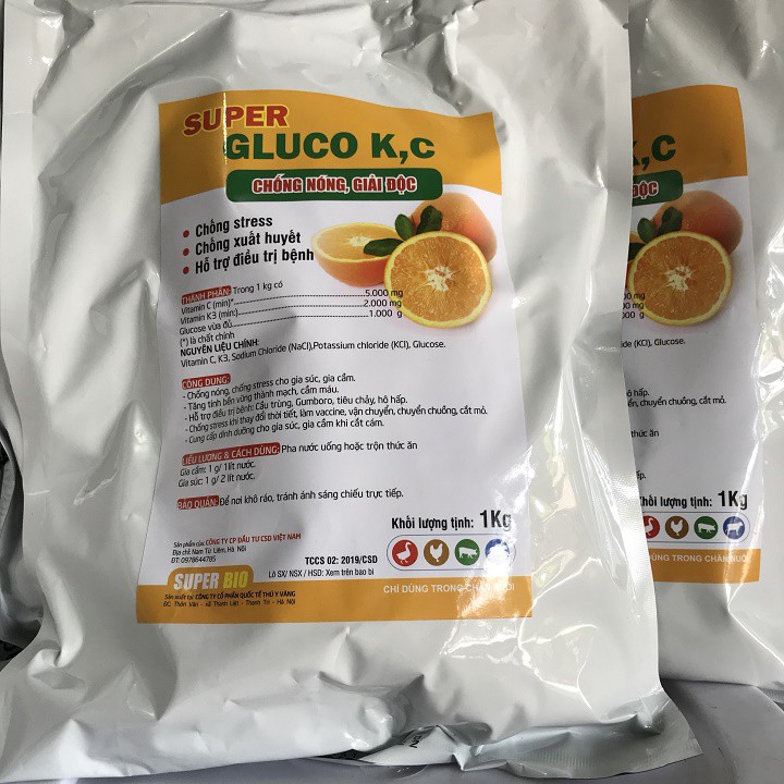 Điện giải Gluco KC gói 1kg