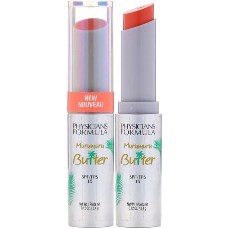 Son dưỡng môi chống nắng có màu Physicians Fomula Murumuru Butter Lip Cream SPF15 (3.4g) - USA