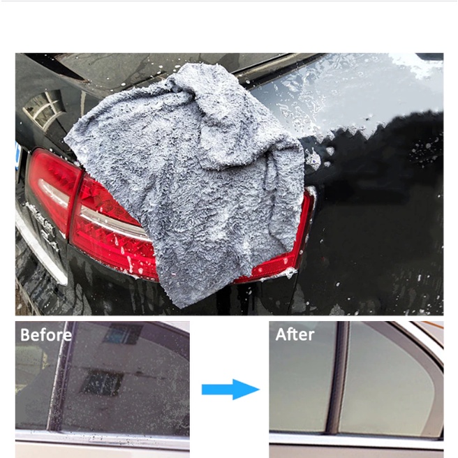 Khăn Lau Lông Cừu Siêu Thấm Hút Kích Thước 40x40cm Lau Xe Hơi Ô Tô, Nội Thất Gia Đình