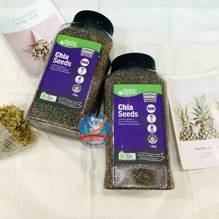 Hạt chia đen Chia Seed nhập Úc 1kg, 1kg5