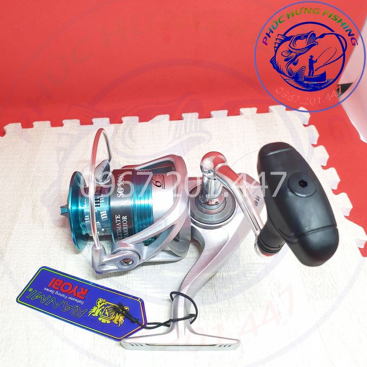 Máy Câu Ryobi Xanh Trắng SG 5000 Hàng cao cấp sản xuất theo tiêu chuẩn Nhật Bản