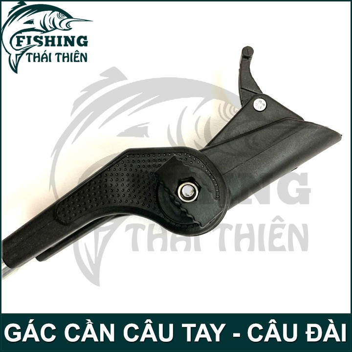 Chống cần tay câu đơn câu đài Inox 1m7 có vòng trượt