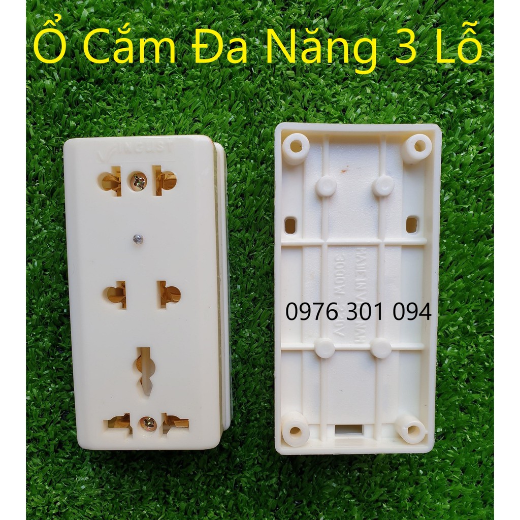 Ổ Cắm Không Dây 3 Lỗ