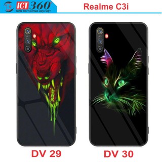 Ốp Lưng Kính Nano Realme C3i  Phủ Bóng - in theo yêu cầu