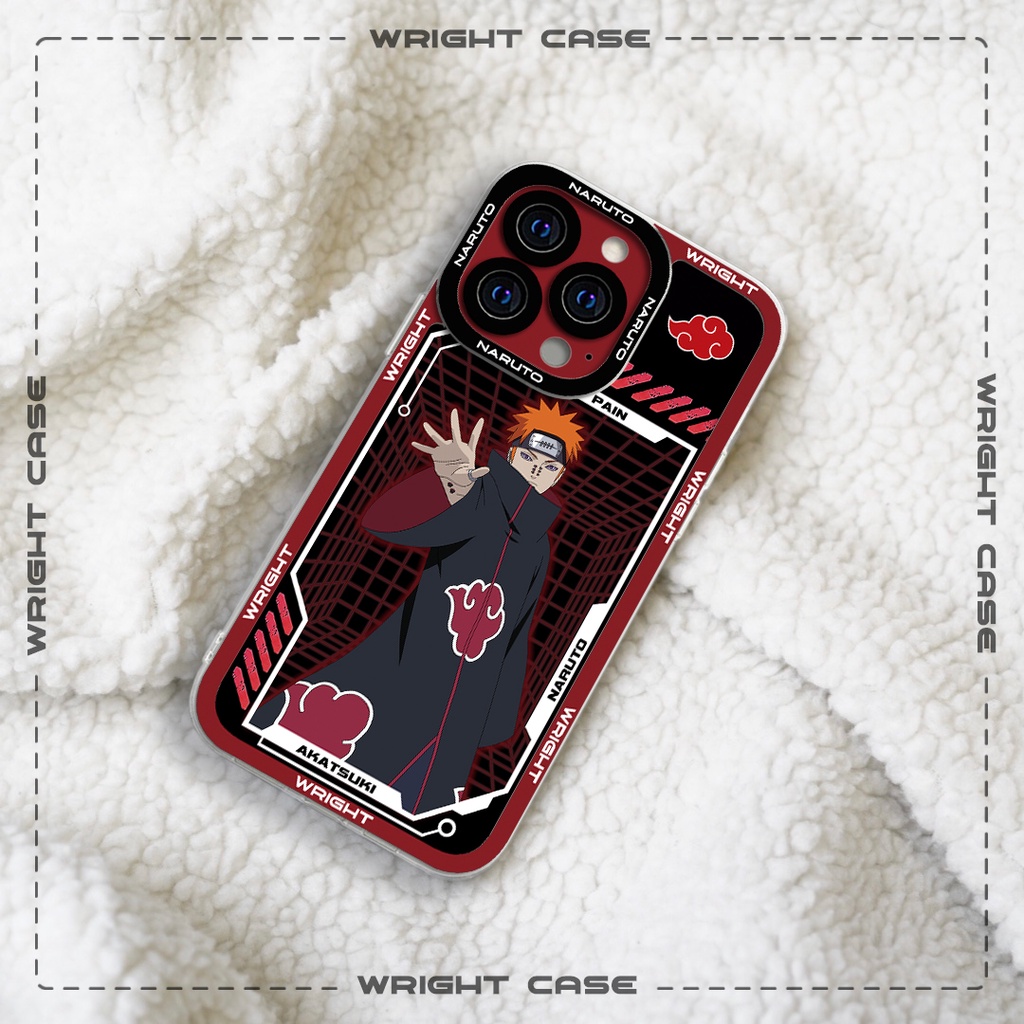 Ốp lưng iphone cạnh vuông Pain Akatsuki Naruto Anime Wrightcase 6plus/7/8/8plus/x/xs/11/12/pro/max/plus/promax