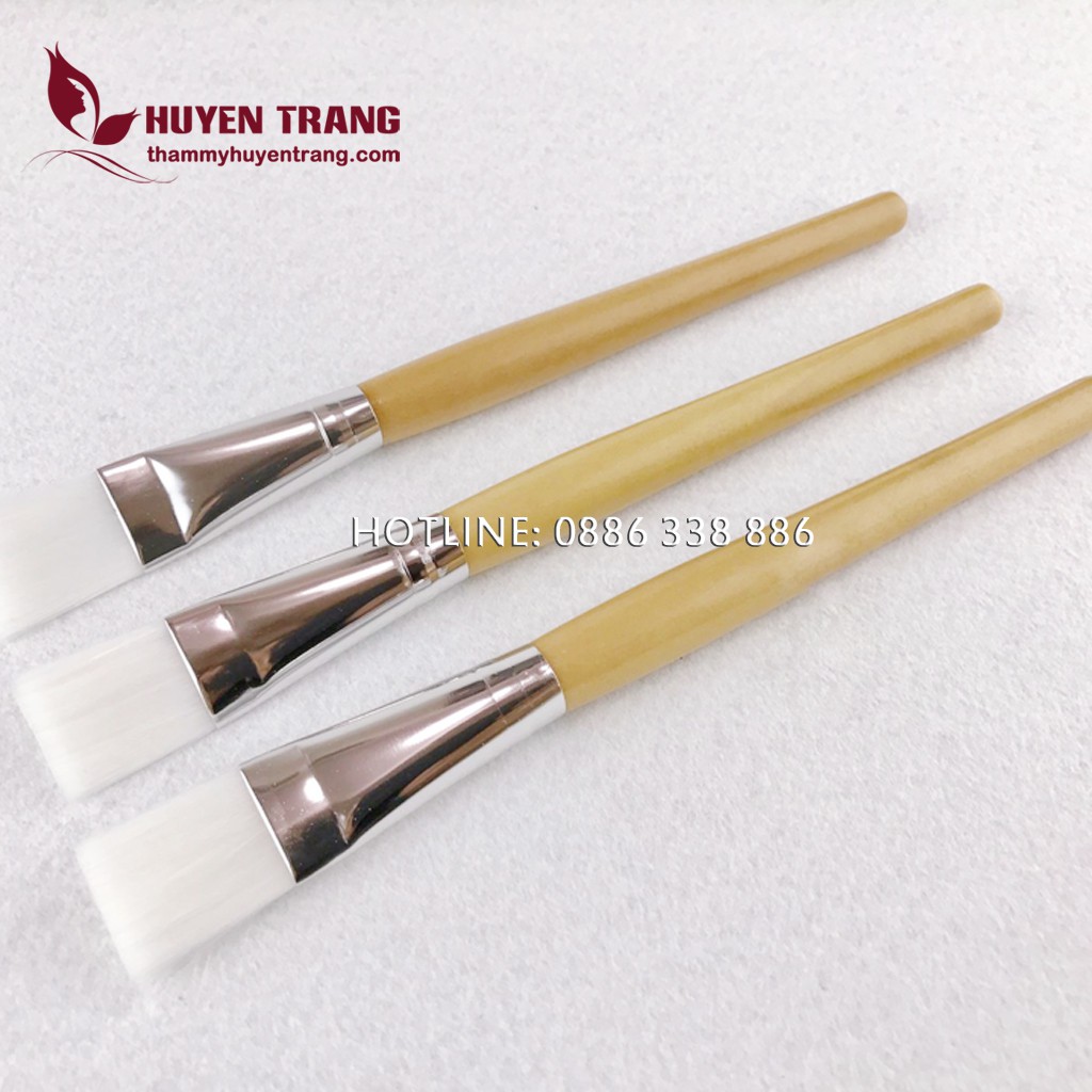 Chổi Cọ Đắp Mặt Nạ Cán Gỗ Sang Chảnh Cao Cấp - Thẩm Mỹ Huyền Trang NANOCEE