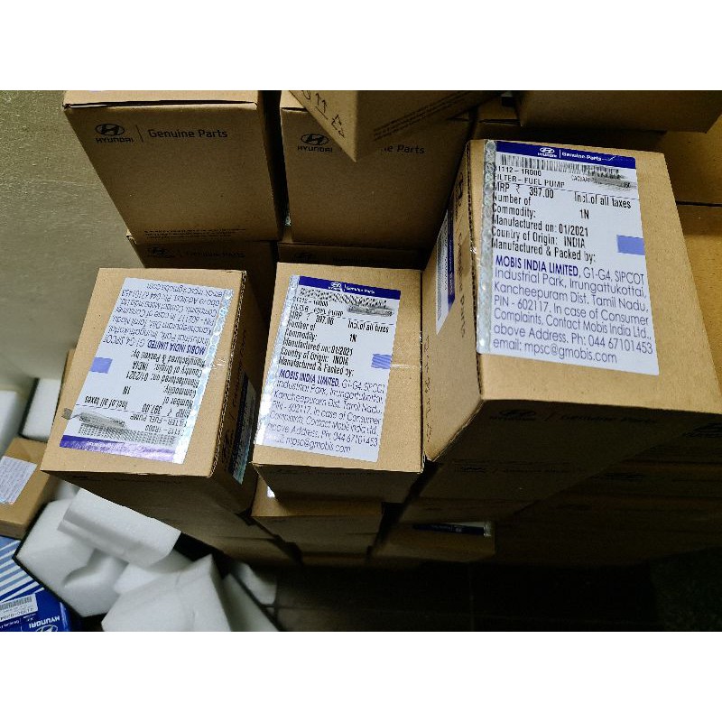 Lọc dầu + lọc xăng i10 grand xịn chính hãng