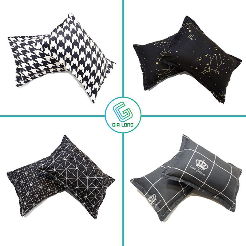 Vỏ gối nằm 💖45x65💖 vỏ gối, bao gối cotton poly đơn giản Gia Long Home