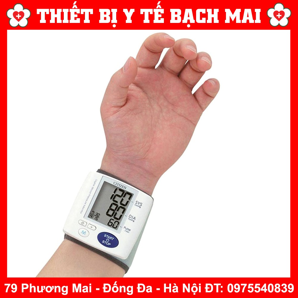 Máy Đo Huyết Áp Cổ Tay Citizen CH617 [Chính Hãng NHẬT BẢN]